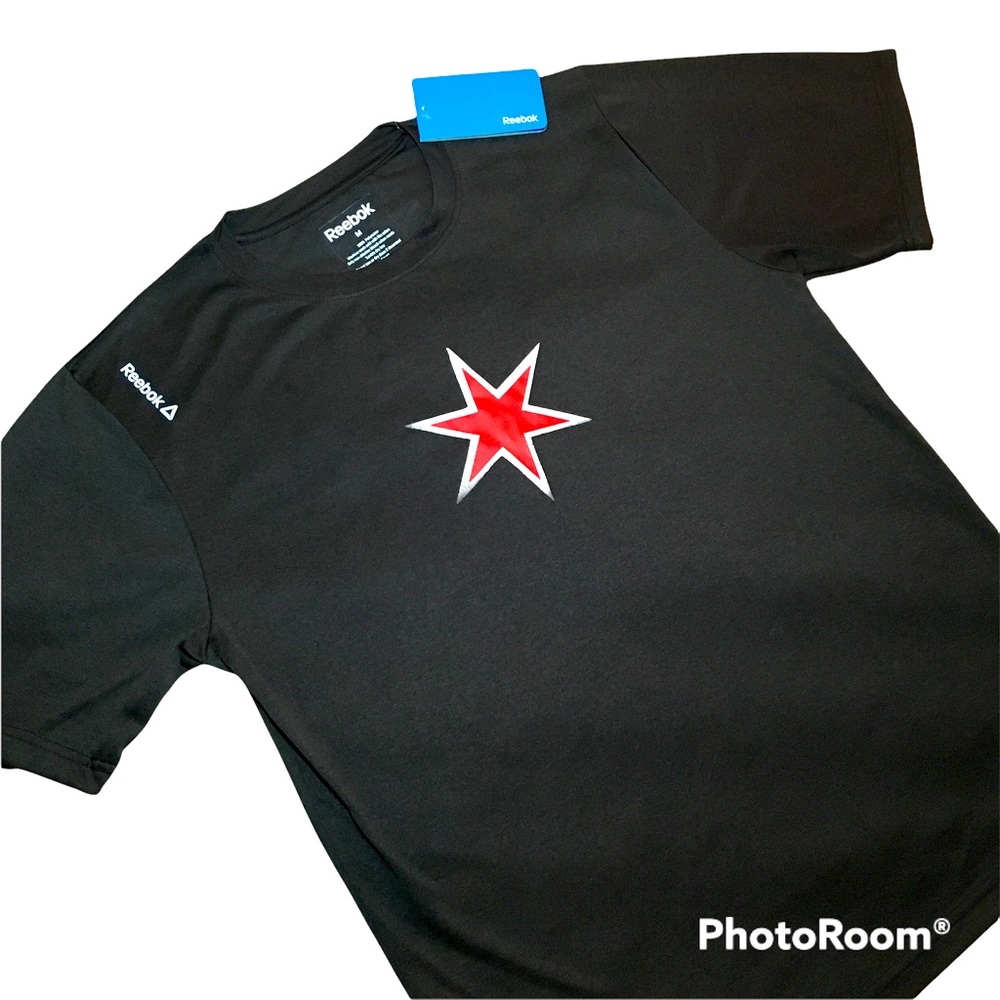 Reebok athletic black shirt, NWT Small, Medium and Large sizes